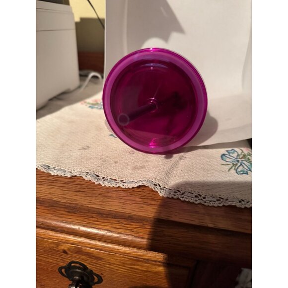 Disney Vera Bradley Insulated Tumbler With Straw 24 Oz Purple Mickey Minnie - Picture 3 of 6